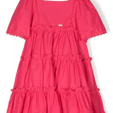 Ярусное платье с оборками