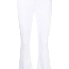 Джинсы bootcut с нашивкой-логотипом