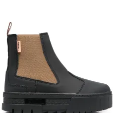 Ботинки с эластичными вставками