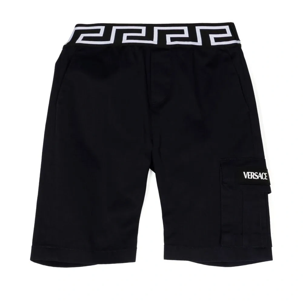 Шорты карго с узором Greca на поясе