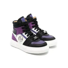 Высокие кроссовки со вставками