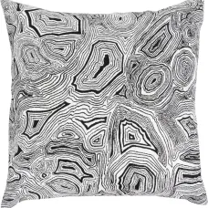 Подушка с графичным принтом