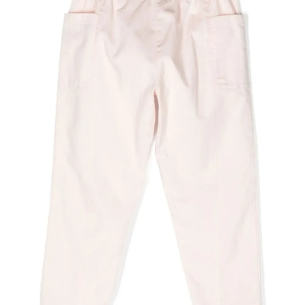 Зауженные брюки с эластичным поясом