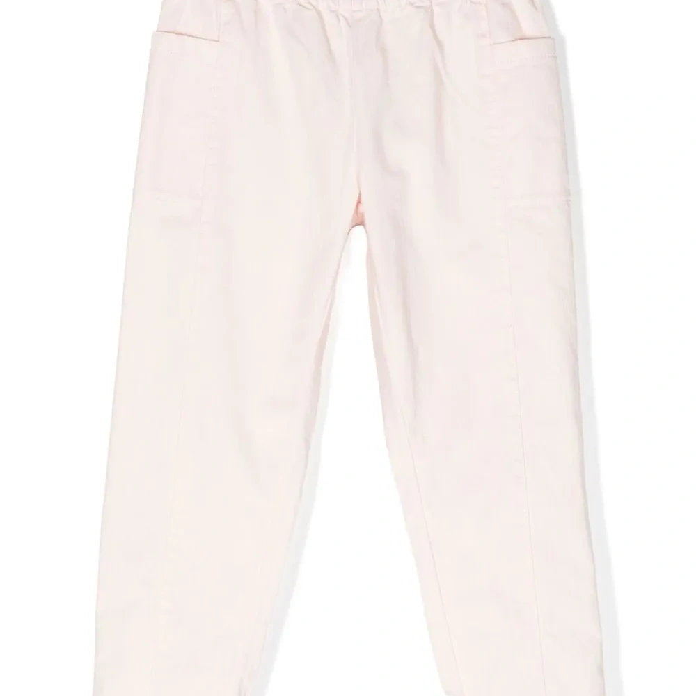 Зауженные брюки с эластичным поясом