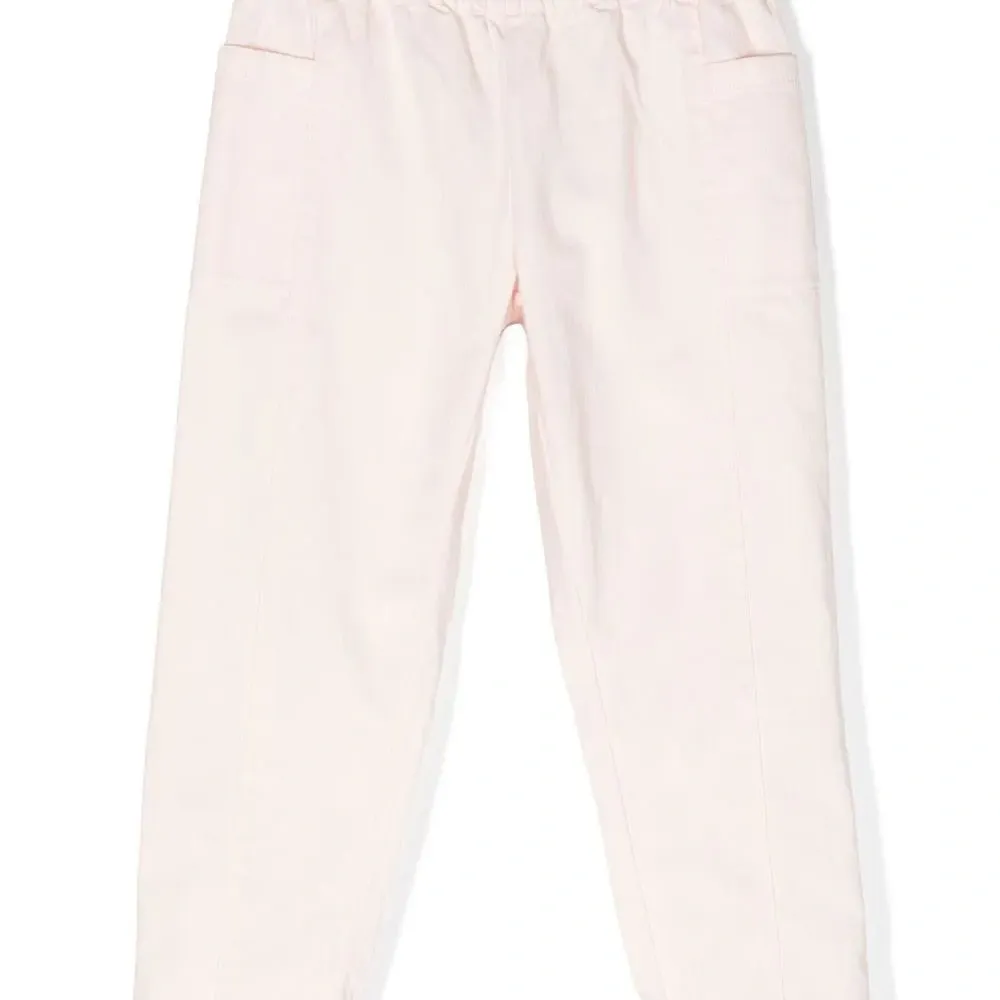 Зауженные брюки с эластичным поясом