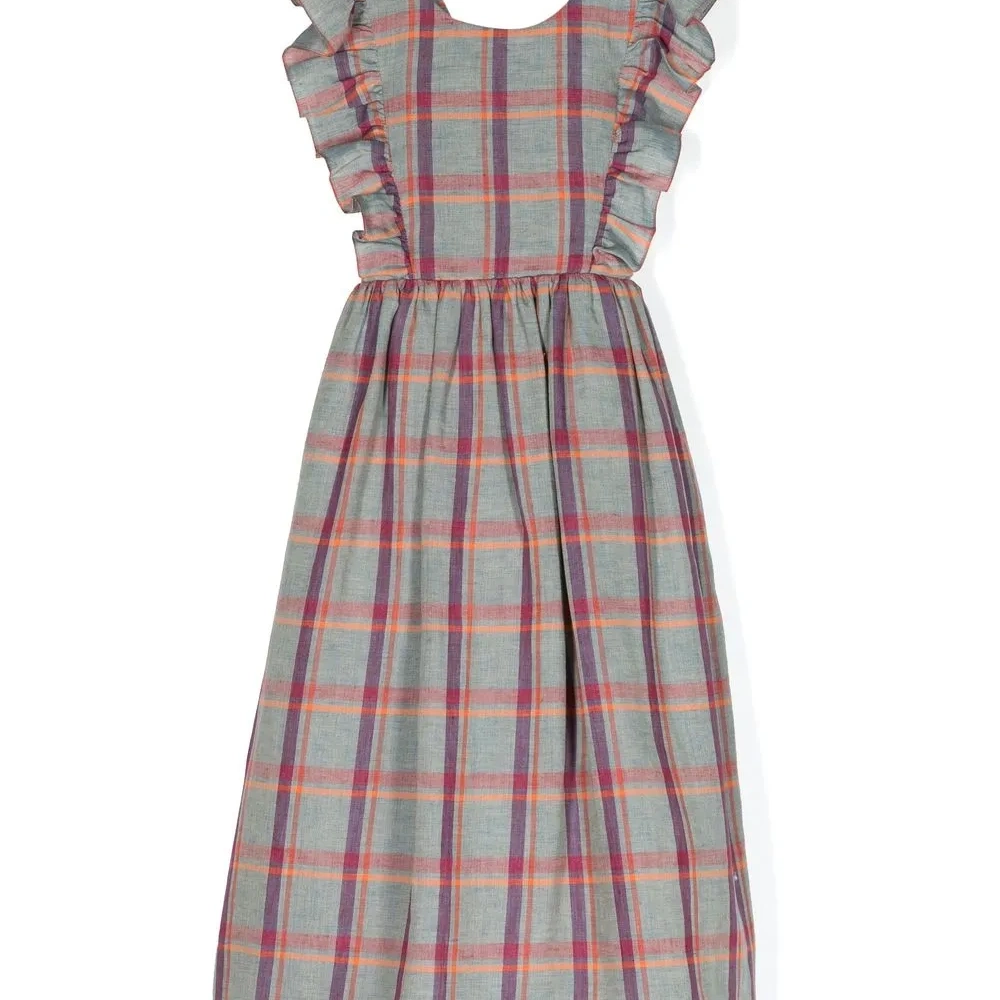 Платье макси Carole в клетку