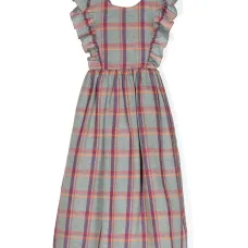 Платье макси Carole в клетку