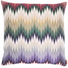 Подушка с узором зигзаг