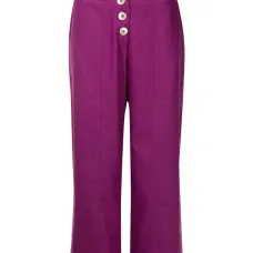 Укороченные брюки с пуговицами Укороченные брюки с пуговицами