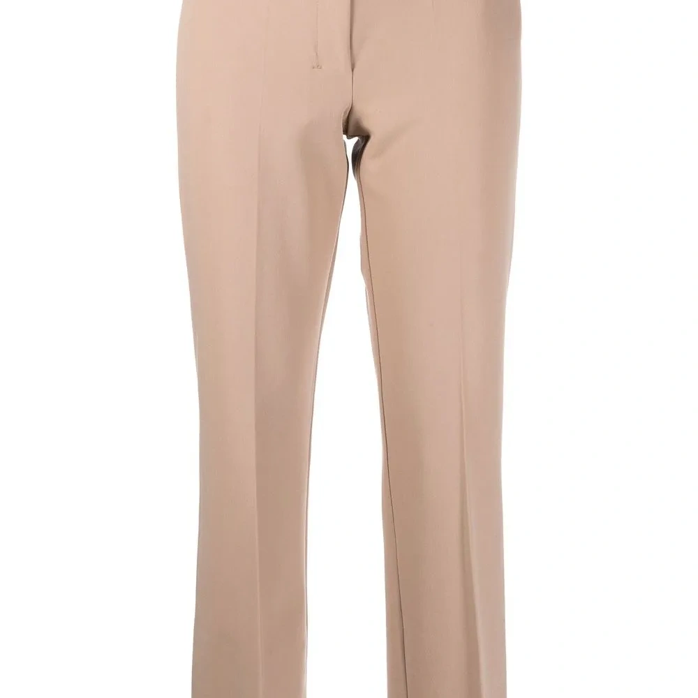 Укороченные брюки прямого кроя