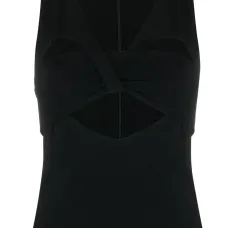 Топ без рукавов с вырезами