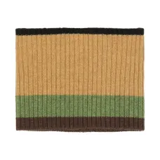 Шерстяной снуд в полоску