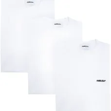 Комплект из трех футболок с вышитым логотипом