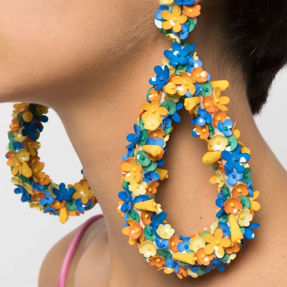 Серьги Confetti Macro Flower