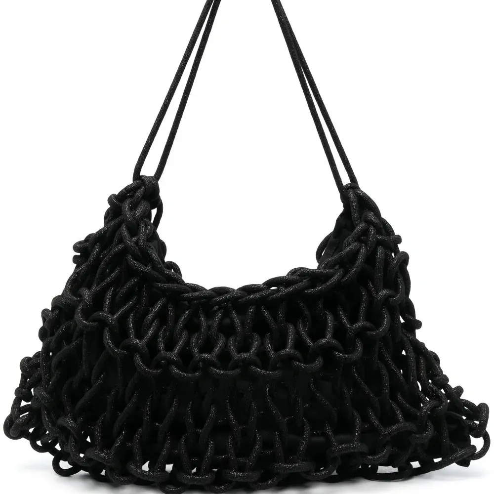 Плетеная сумка на плечо Nadia