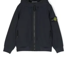 Куртка с капюшоном и нашивкой-логотипом Куртка с капюшоном и нашивкой-логотипом