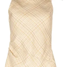 Драпированный топ без рукавов