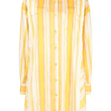 Платье-рубашка в полоску