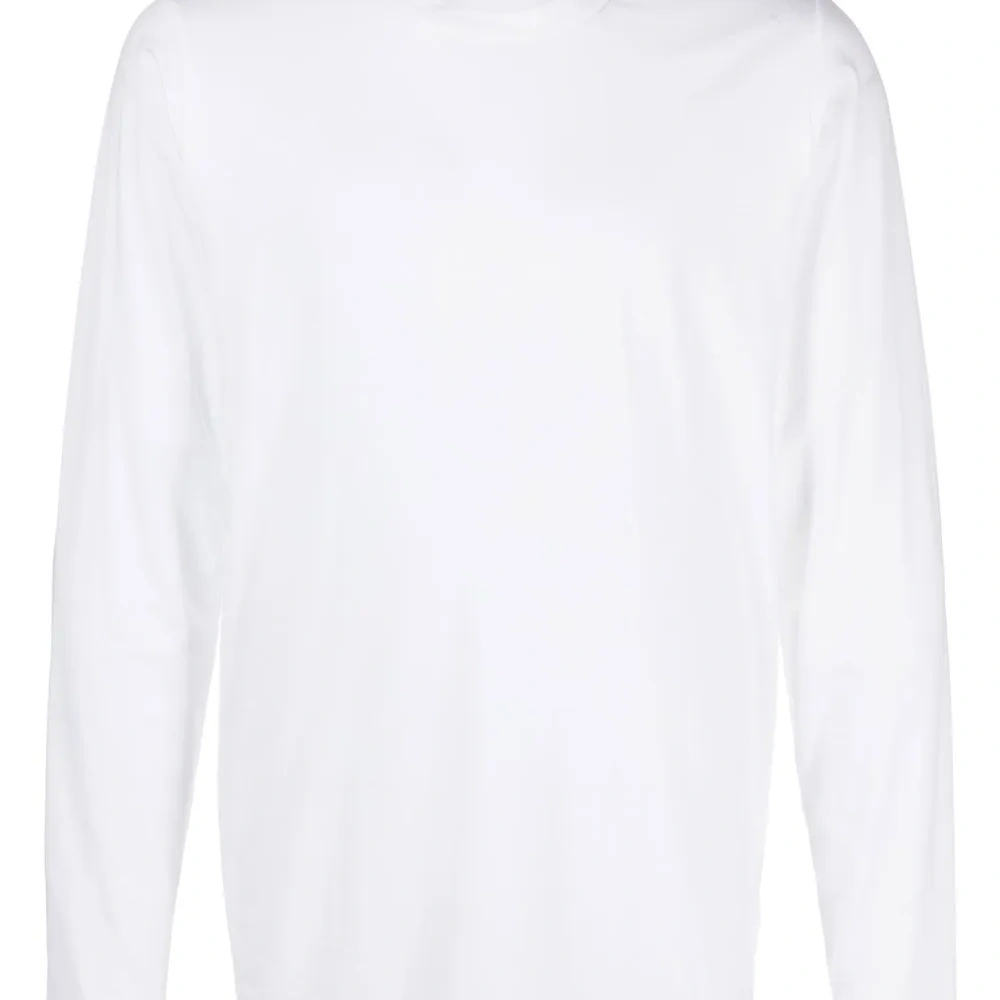 Футболка с длинными рукавами и нашивкой-логотипом