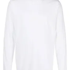 Футболка с длинными рукавами и нашивкой-логотипом