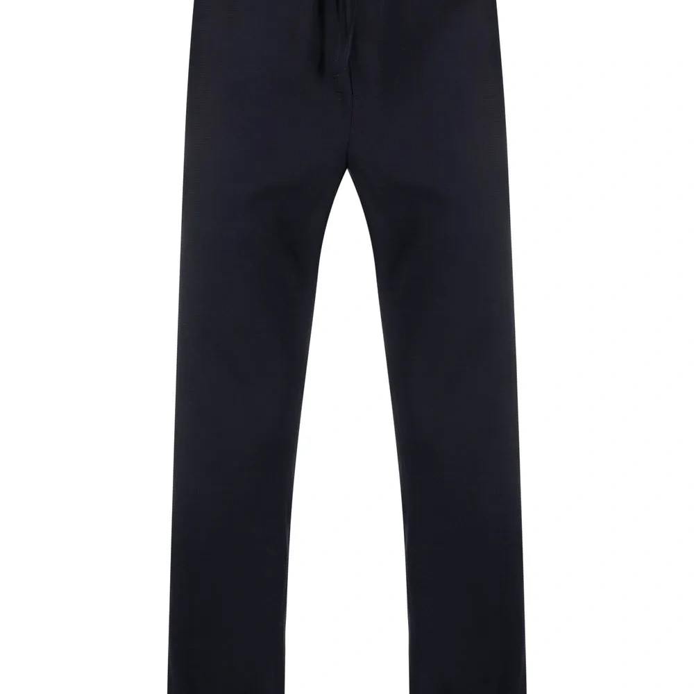 Straight-leg drawstring-waist trousers