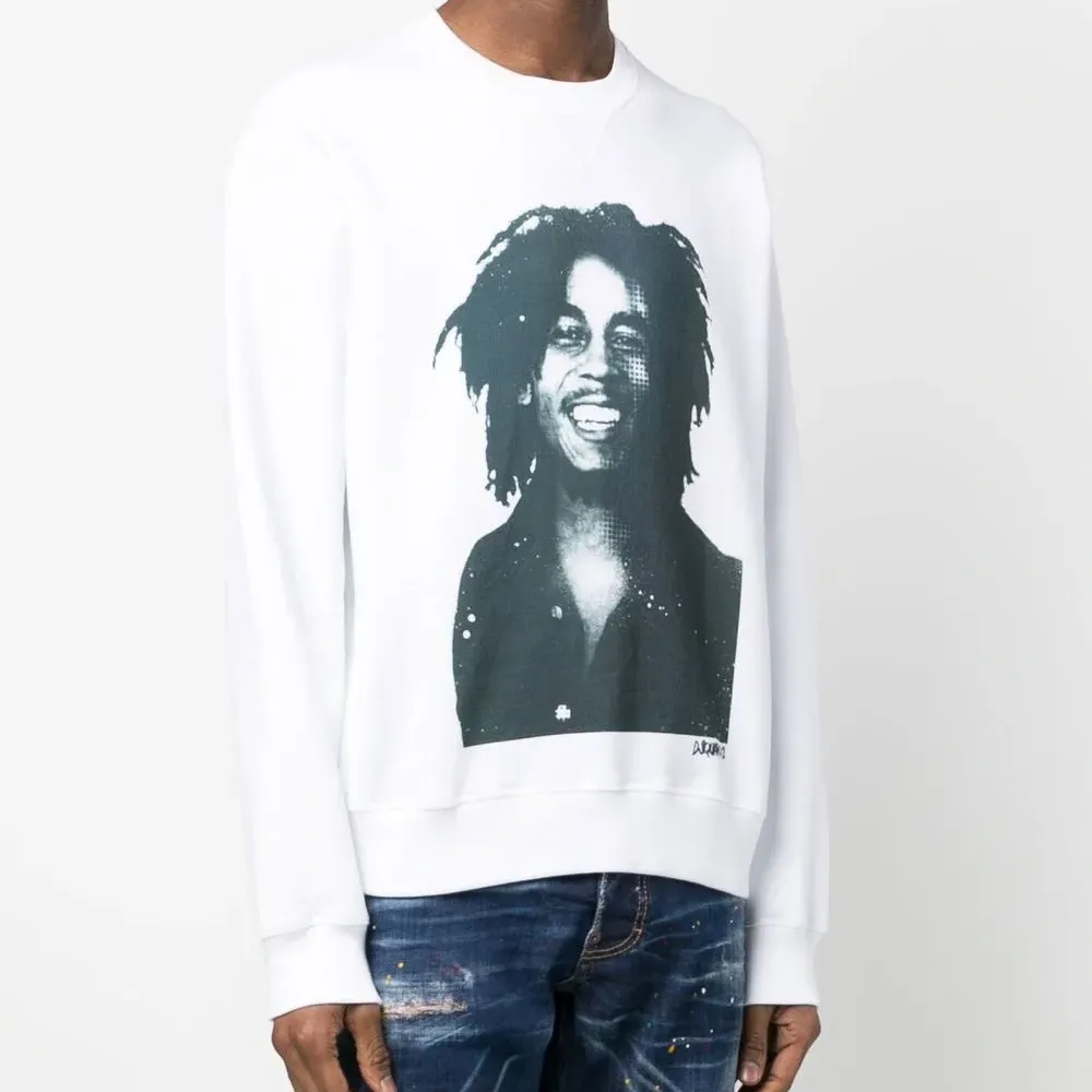 Толстовка с принтом Bob Marley