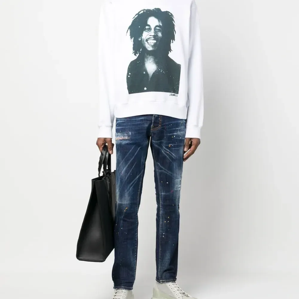 Толстовка с принтом Bob Marley