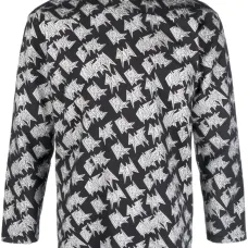 Футболка с длинными рукавами и логотипом Футболка с длинными рукавами и логотипом