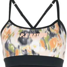 Спортивный бюстгальтер с графичным принтом