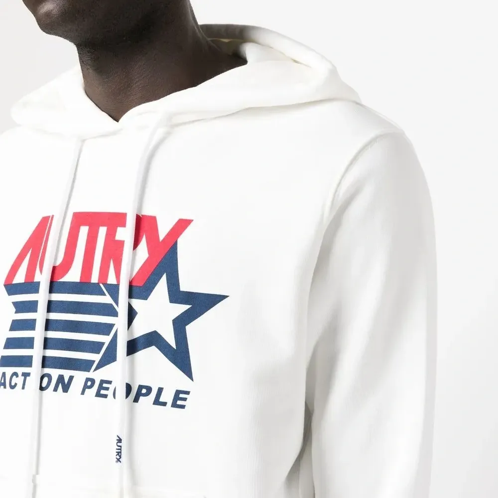 Худи с кулиской и логотипом