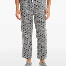 Брюки с геометрическим узором