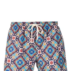 Плавки-шорты с геометричным принтом