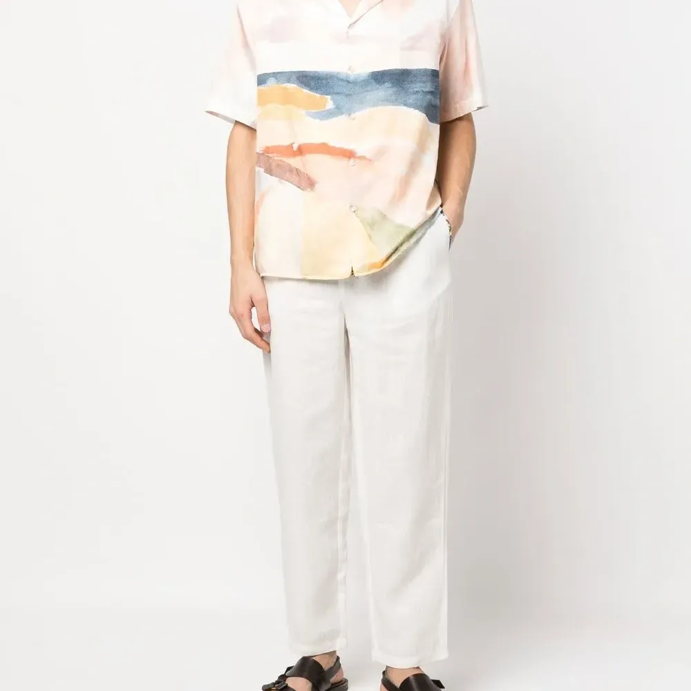 Прямые брюки с кулиской