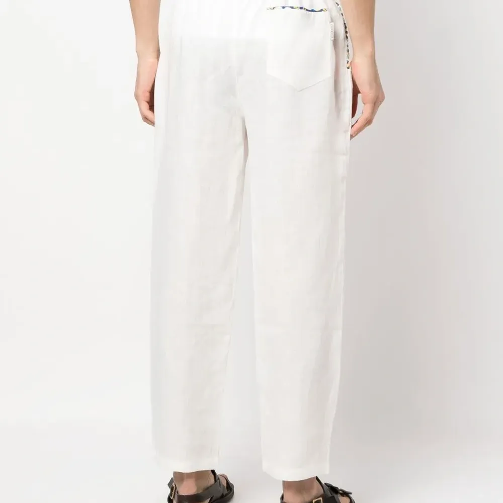 Прямые брюки с кулиской