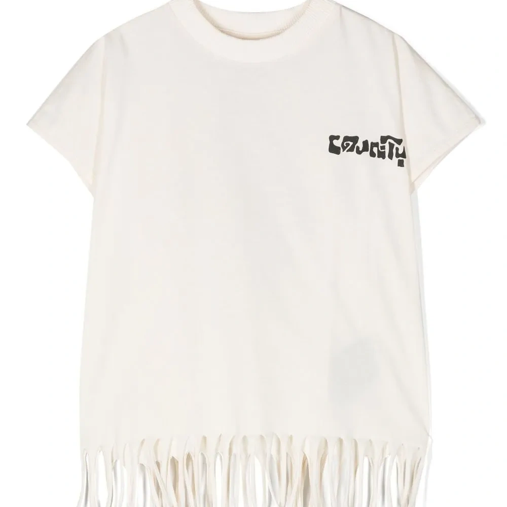 Футболка Sunset Cross с бахромой