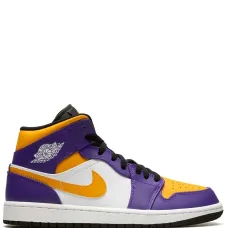 кроссовки Air Jordan 1 Mid Lakers