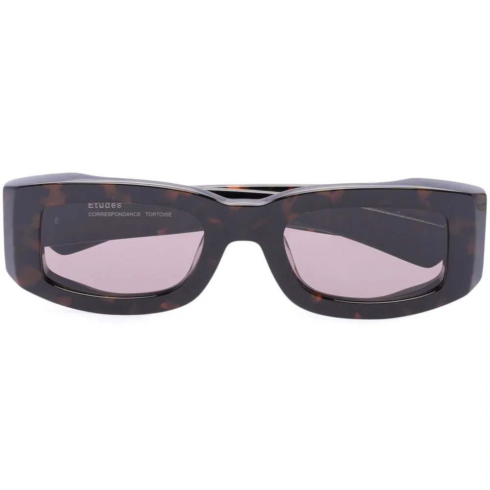 Correspondence tortoiseshell-effect sunglasses