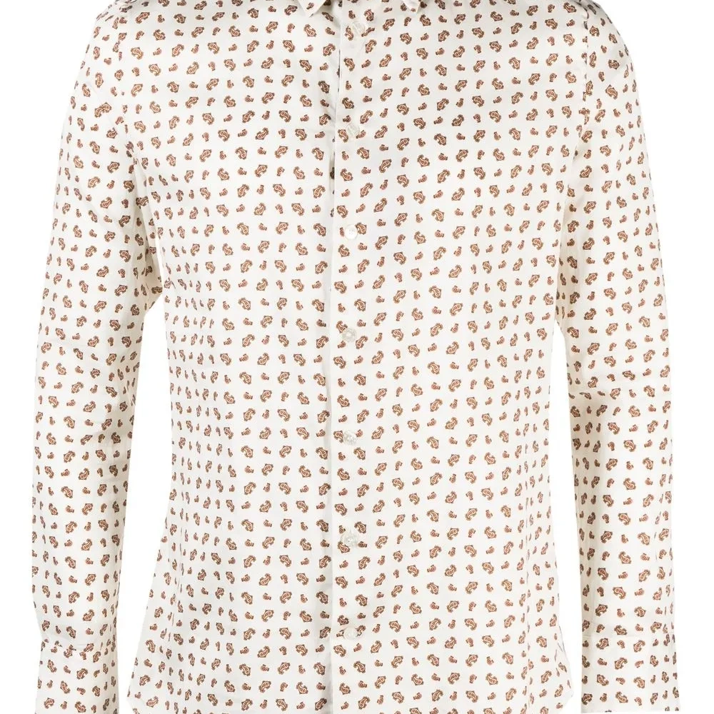 Рубашка с принтом пейсли