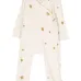 Organic cotton lemon-print babygrow