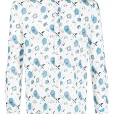 Рубашка с цветочным принтом Рубашка с цветочным принтом