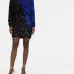 Two-tone sequin minidress