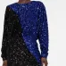 Two-tone sequin minidress