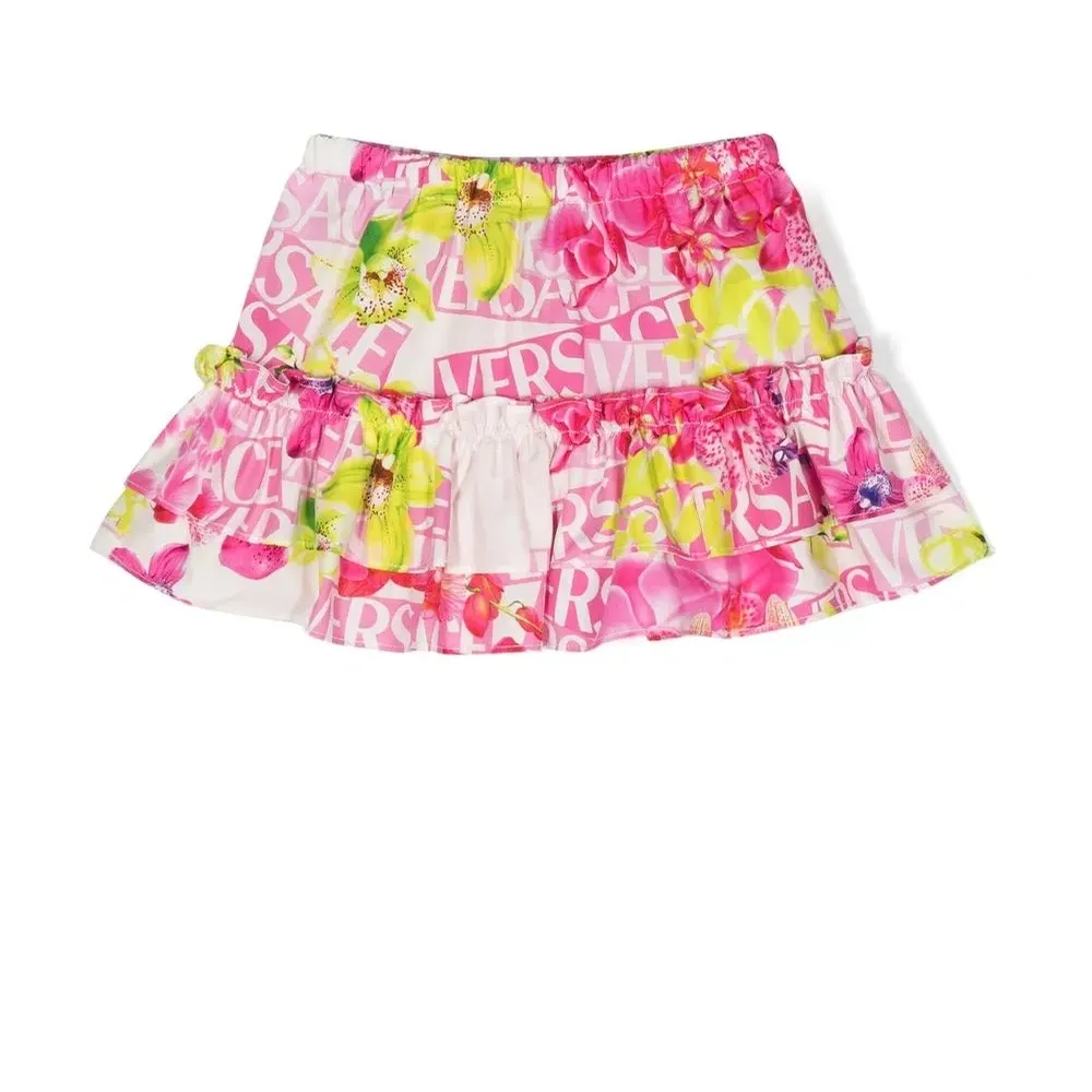 Ярусная юбка с логотипом