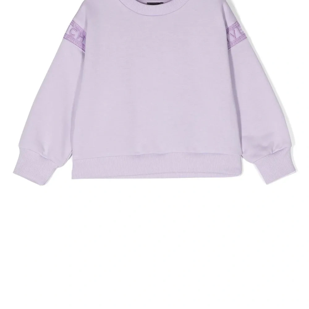 logo-print crew neck sweatshirt