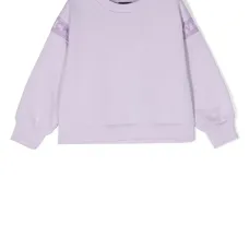 logo-print crew neck sweatshirt