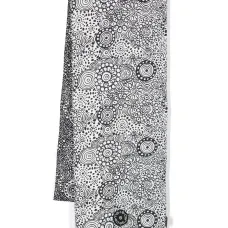 Дутый шарф с принтом