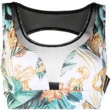 Спортивный бюстгальтер с цветочным принтом