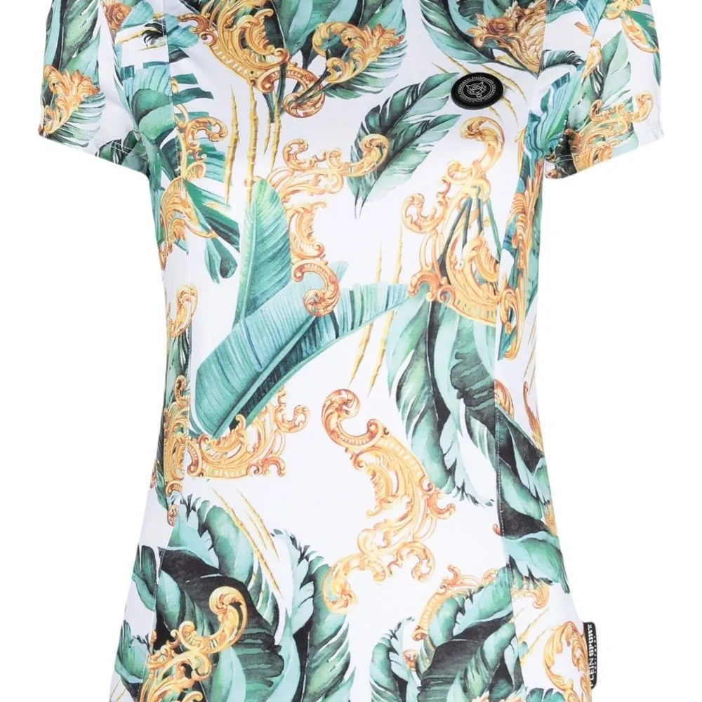 Футболка с нашивкой-логотипом