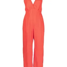 Комбинезон строгого кроя с V-образным вырезом