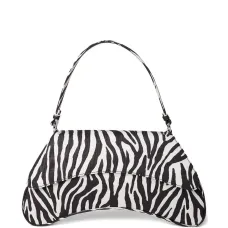 сумка на плечо с зебровым принтом сумка на плечо с зебровым принтом